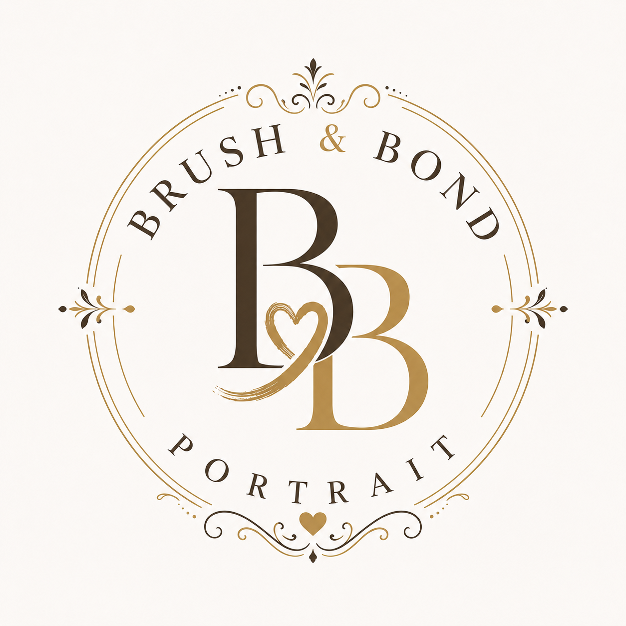 Brush & Bond Portrait logo